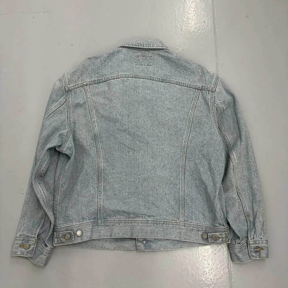 Vintage 90s Lee Light Wash Boxy Trucker Denim Jacket